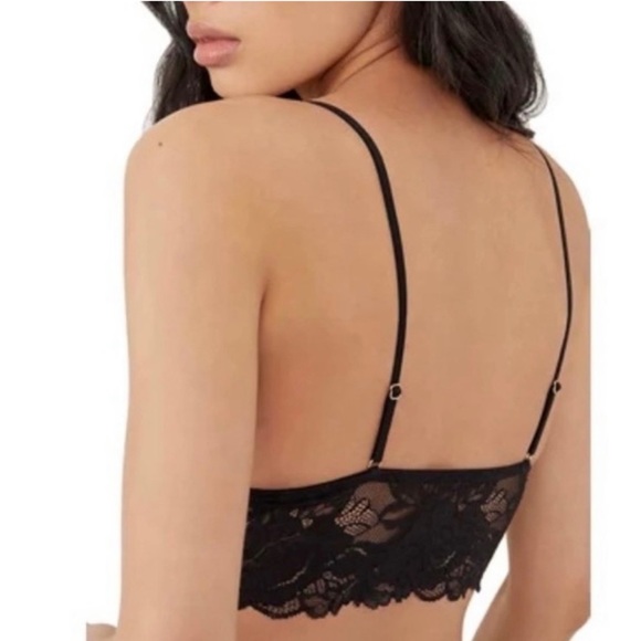 FREE PEOPLE NWT LACE LONGLINE BRALETTE - Picture 6 of 7